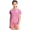 THE NORTH FACE Girls' Short Sleeve Tri-Blend Tee -The North Face shop 2079900 609 main