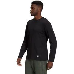 THE NORTH FACE Men’s Long-Sleeve Terry Crew -The North Face shop 2082740 001 alt2