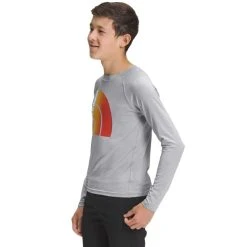 THE NORTH FACE Boys’ Amphibious Long-Sleeve Sun Tee -The North Face shop 2085540 004 alt2